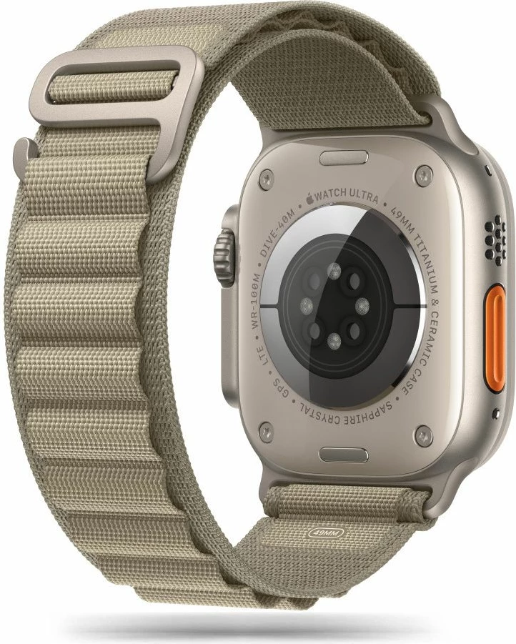 Rrip najloni për Apple Watch Tech-Protect Nylon Pro Strap, Titanium Olive
