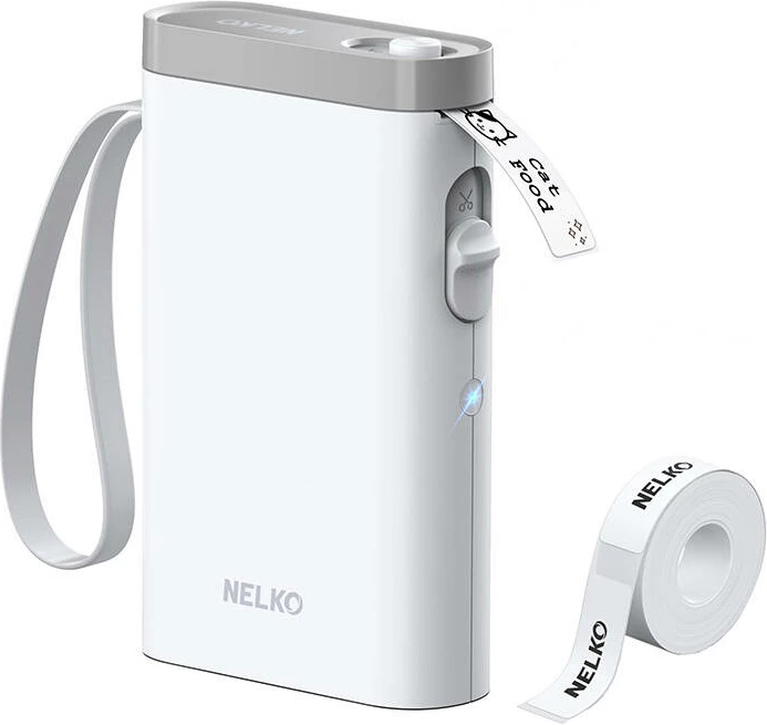 Printer etiketa termik Nelko P21, Bluetooth, 1200 mAh, i bardhë