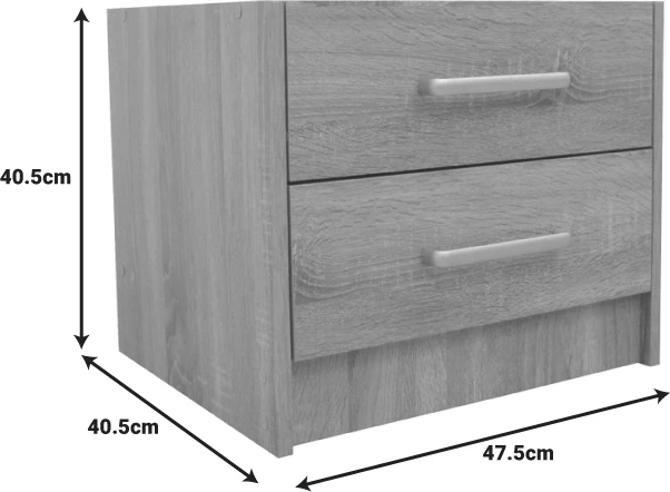 Set dhome gjumi Olympus Sonoma me krevat 120x200cm, 3 pjesë