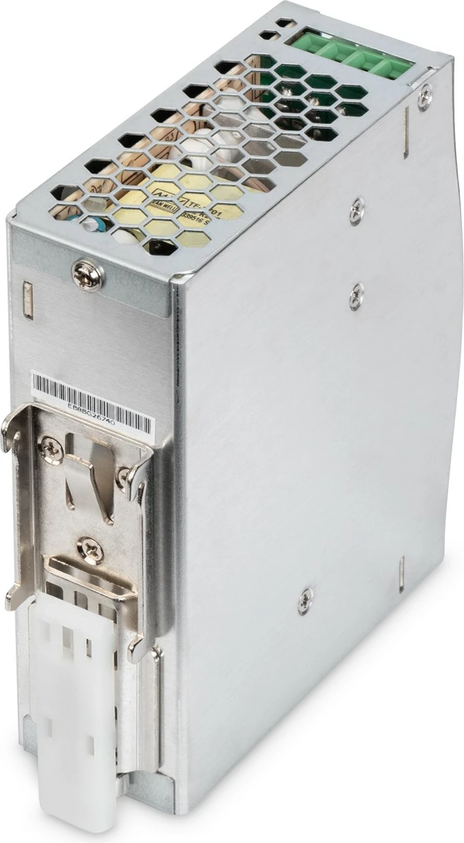 Furnizues energjie industrial Digitus 48V DC 120W kasë metalike gjelbër/argjend