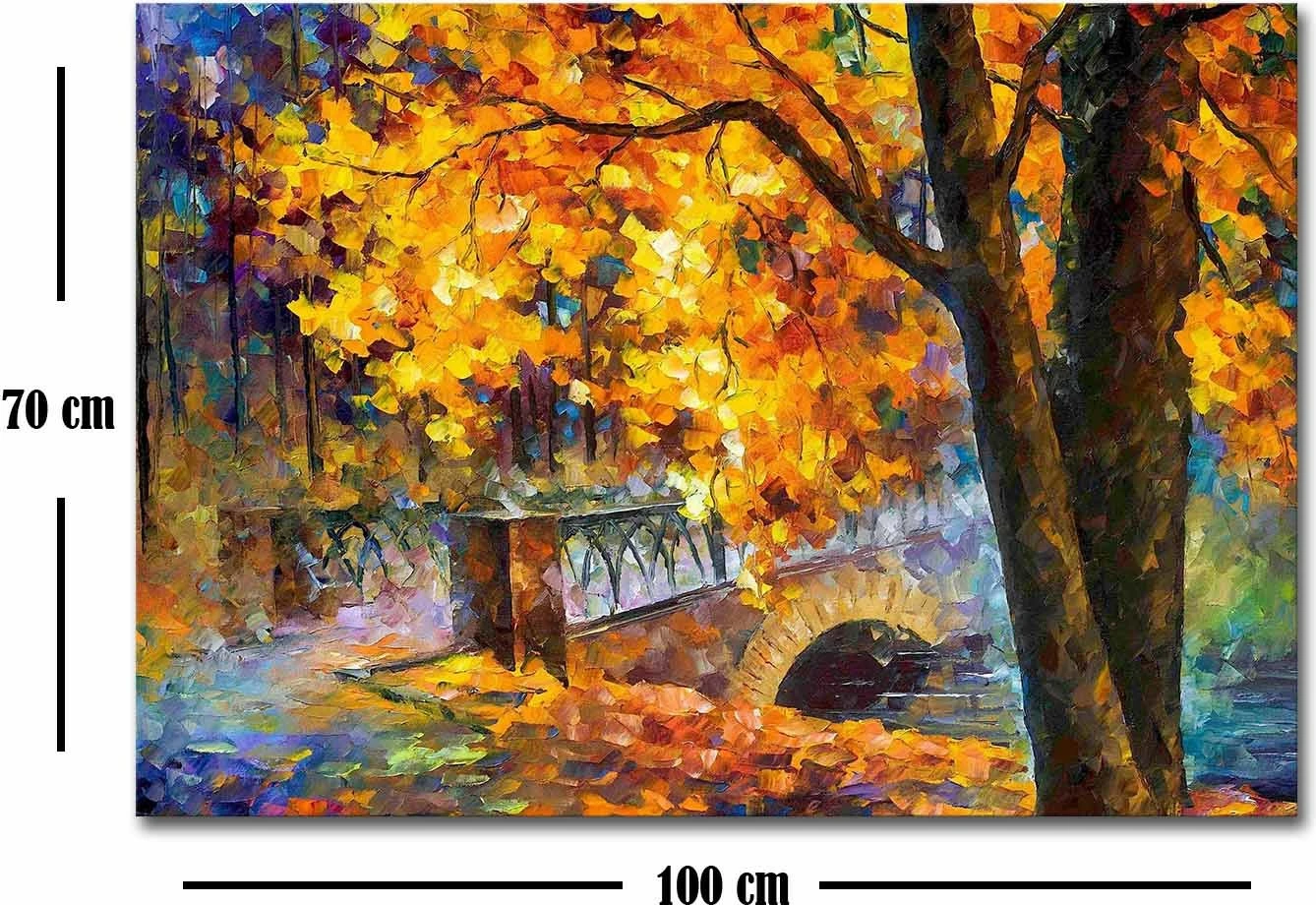 Pikturë dekorative në kanavacë, shumëngjyrëshe, 70x100cm, Wallity 70100FAMOUSART-013
