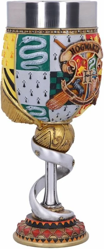 Kelih koleksionues Nemesis Now Harry Potter Golden Snitch, resinë me insert çelik inox, i pikturuar me dorë, i artë