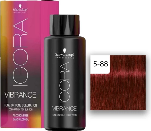 Ngjyrë për flokë Semi Permanente IG Vibrance 5-88 Light Brown Red Extra, 60 ml
