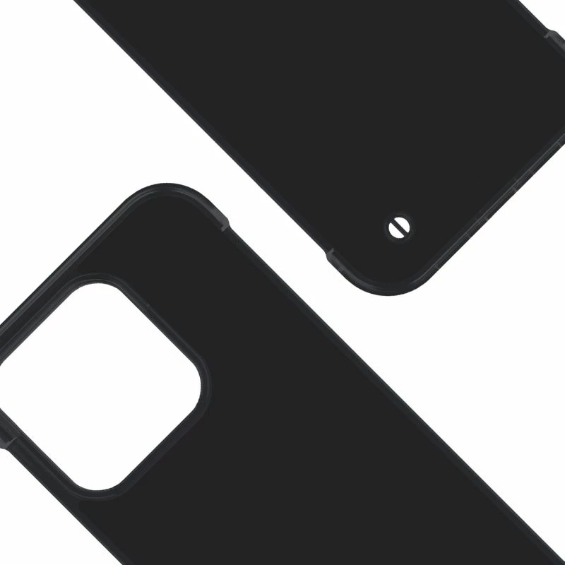 Kutí telefoni 3mk Just20g Matt për iPhone 15 Pro, e zezë