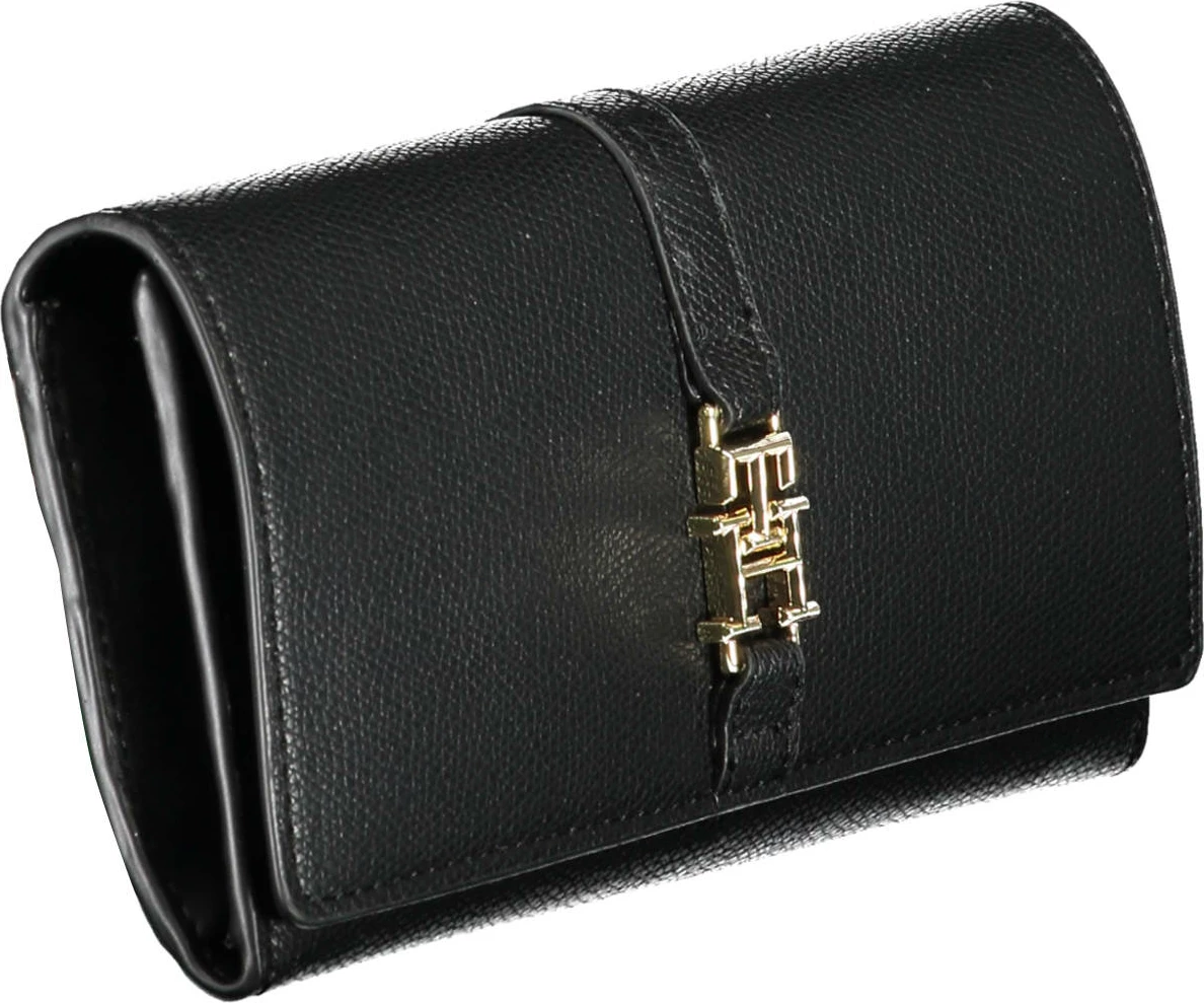 Portofol për femra TOMMY HILFIGER, e zezë