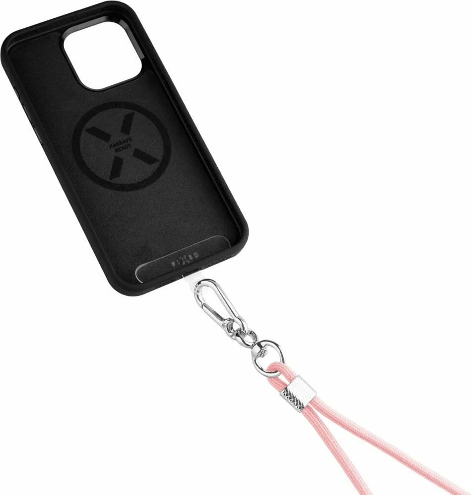 Litar qafe universal për celular Fixed NeckUni 40-76 cm najlon, rozë