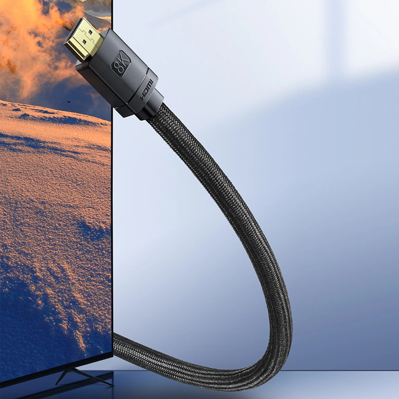Kabllo HDMI Baseus High Definition Series 8K, 1m, e zezë