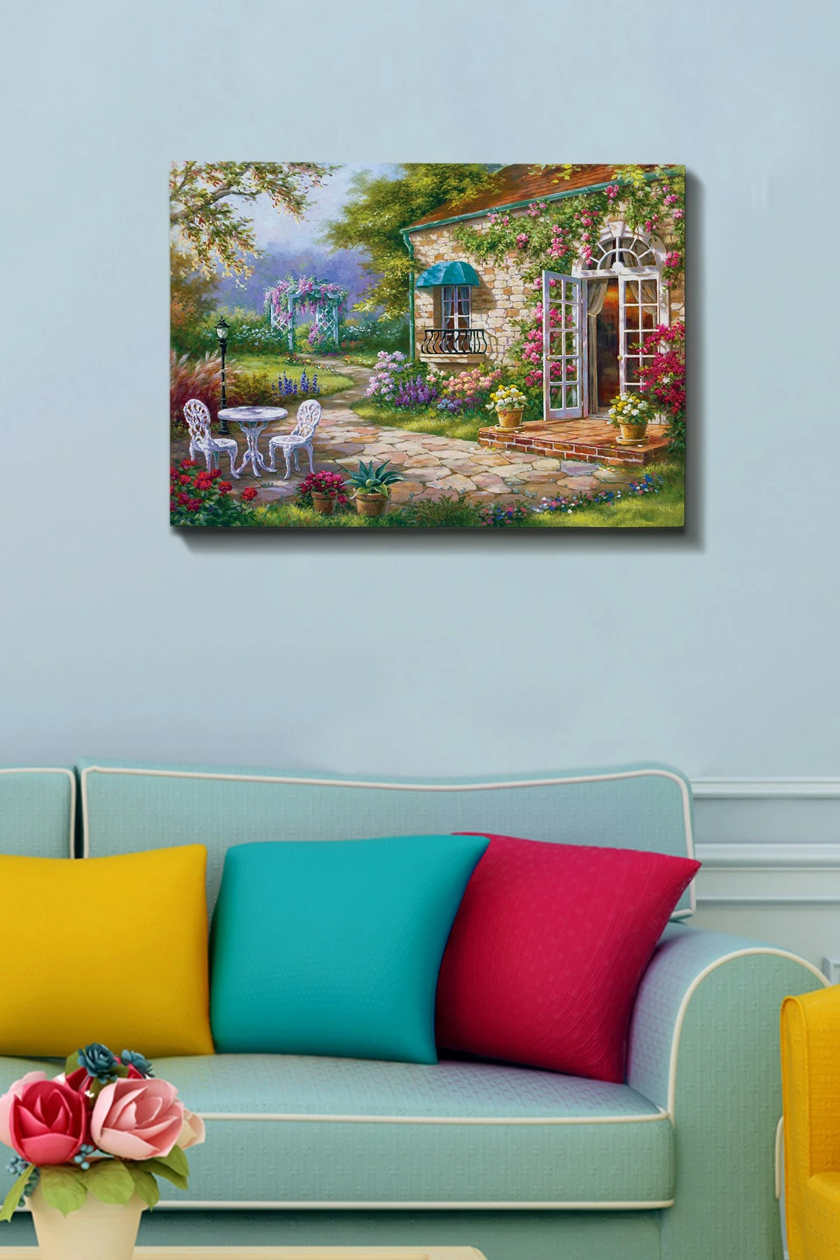 Pikturë dekorative në kanavacë, shumëngjyrëshe, 50x70cm