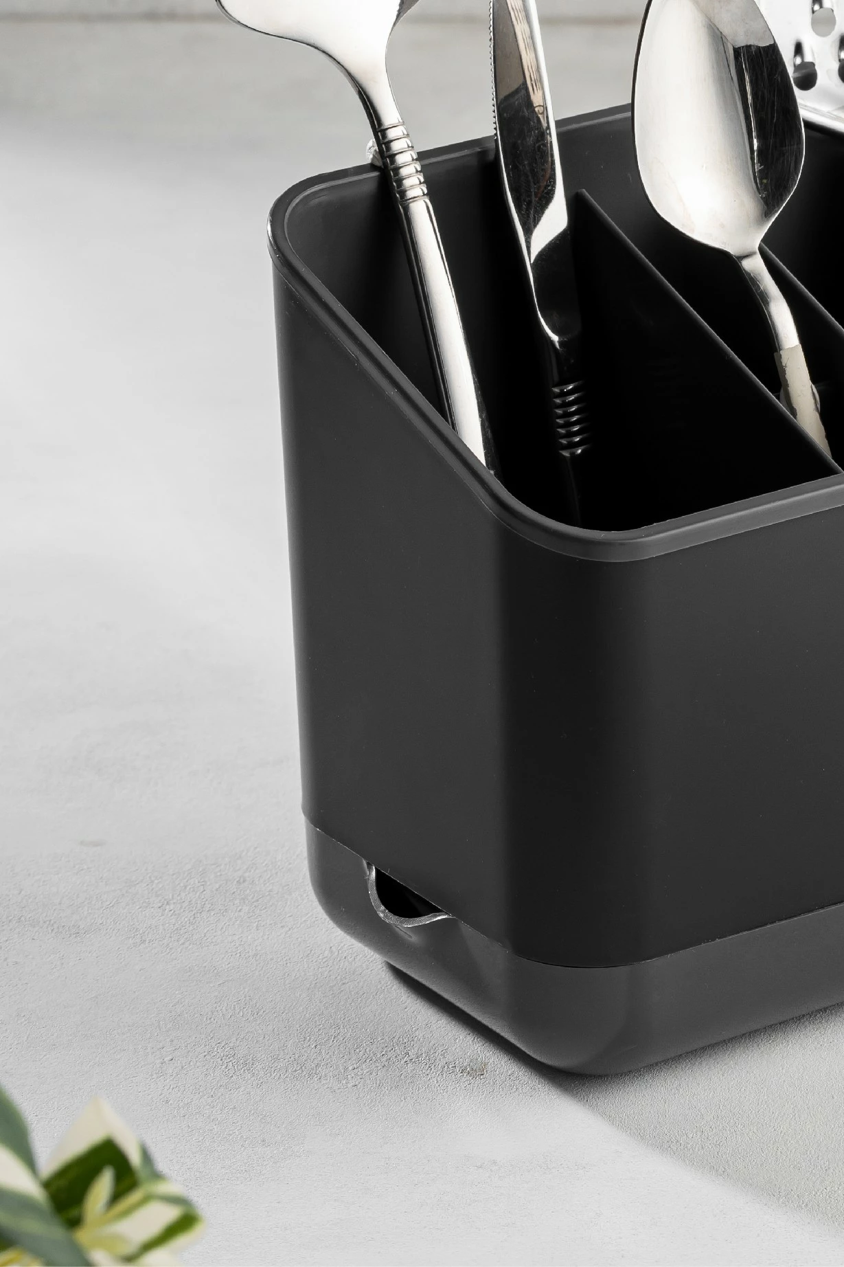 Set organizues plastik, anthracite, 2 copë, 16.5x10x14cm