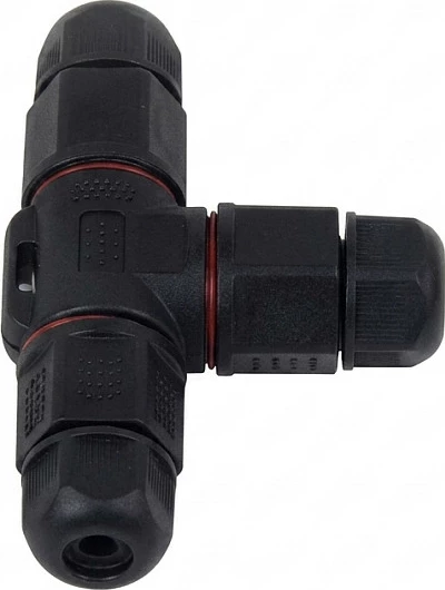 Konektor LED Miboxer SYS Series, T formë, i zi