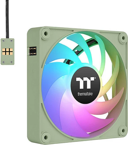 Ventilator ftohës Thermaltake CT120 EX ARGB Sync, 120mm, PWM, paketë 3 copë, jeshile Matcha