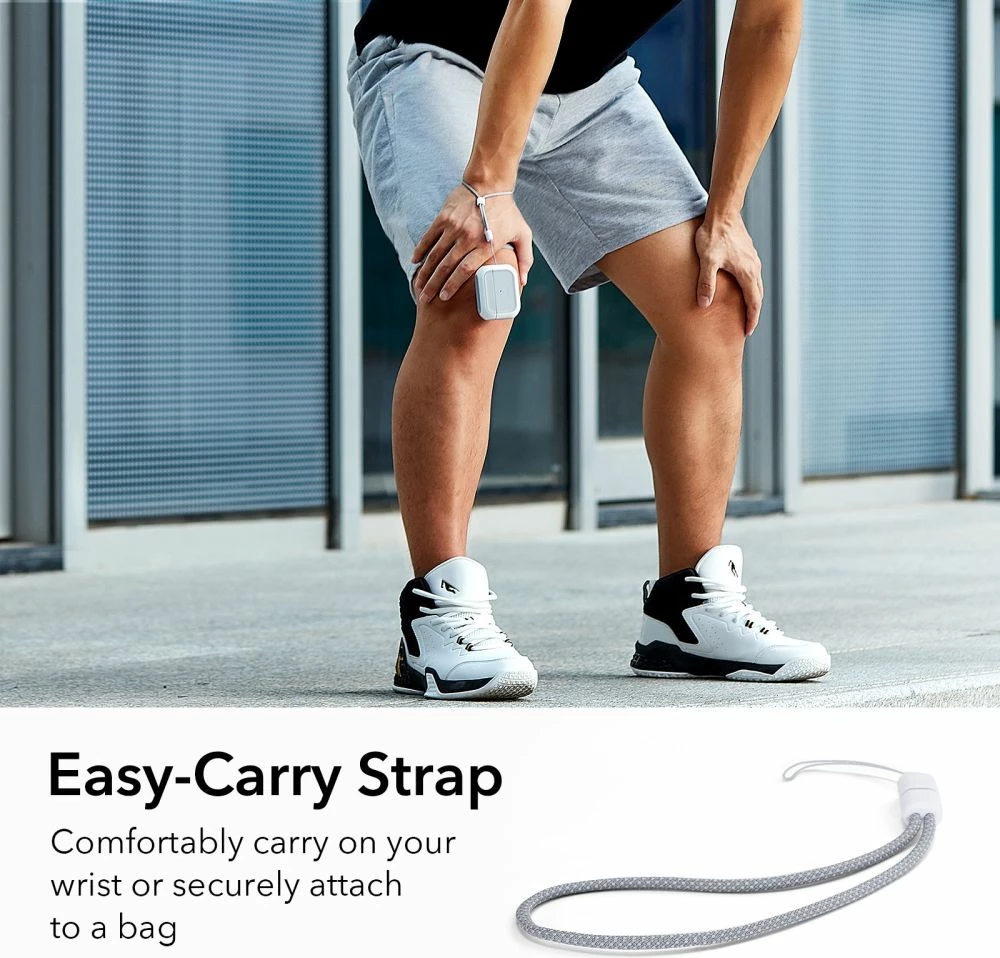 Mbështjellës ESR Orbit HaloLock me MagSafe për Apple AirPods Pro/Pro 2, Bardhë