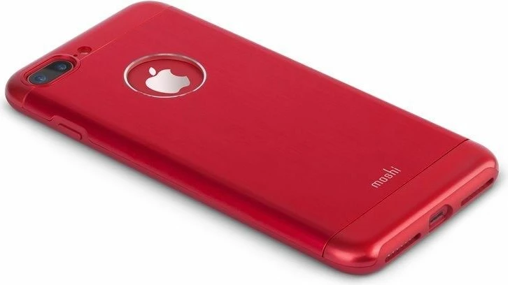 Mbështjellës Moshi Armour për iPhone 7 Plus, hibrid alumin/plastik, e kuqe (Crimson Red)