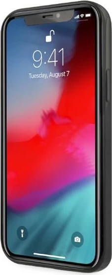 Mbështjellës Mercedes MEHCP12LESPBK për iPhone 12 Pro Max 6.7", Stars Pattern, i zi