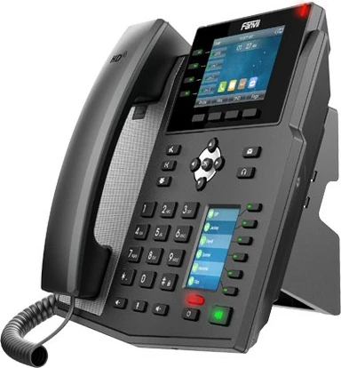 Telefon IP Fanvil X5U, Celular, i zi, me kabllo, Desk/Wall, 16 linja, 2000 hyrje