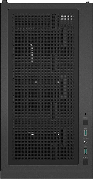 Kasë Deepcool CH510 (R-CH510-BKNNE1-G-1) Midi Tower ATX/e-ATX, xham i kalitun, 2x USB 3.0, e zezë