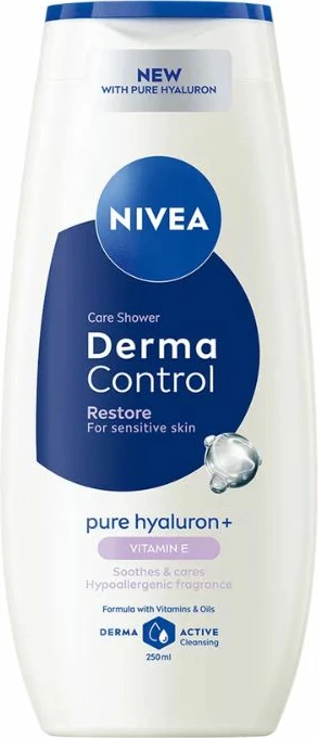 Xhel dushi për femra Nivea Derma Control Restore 250ml