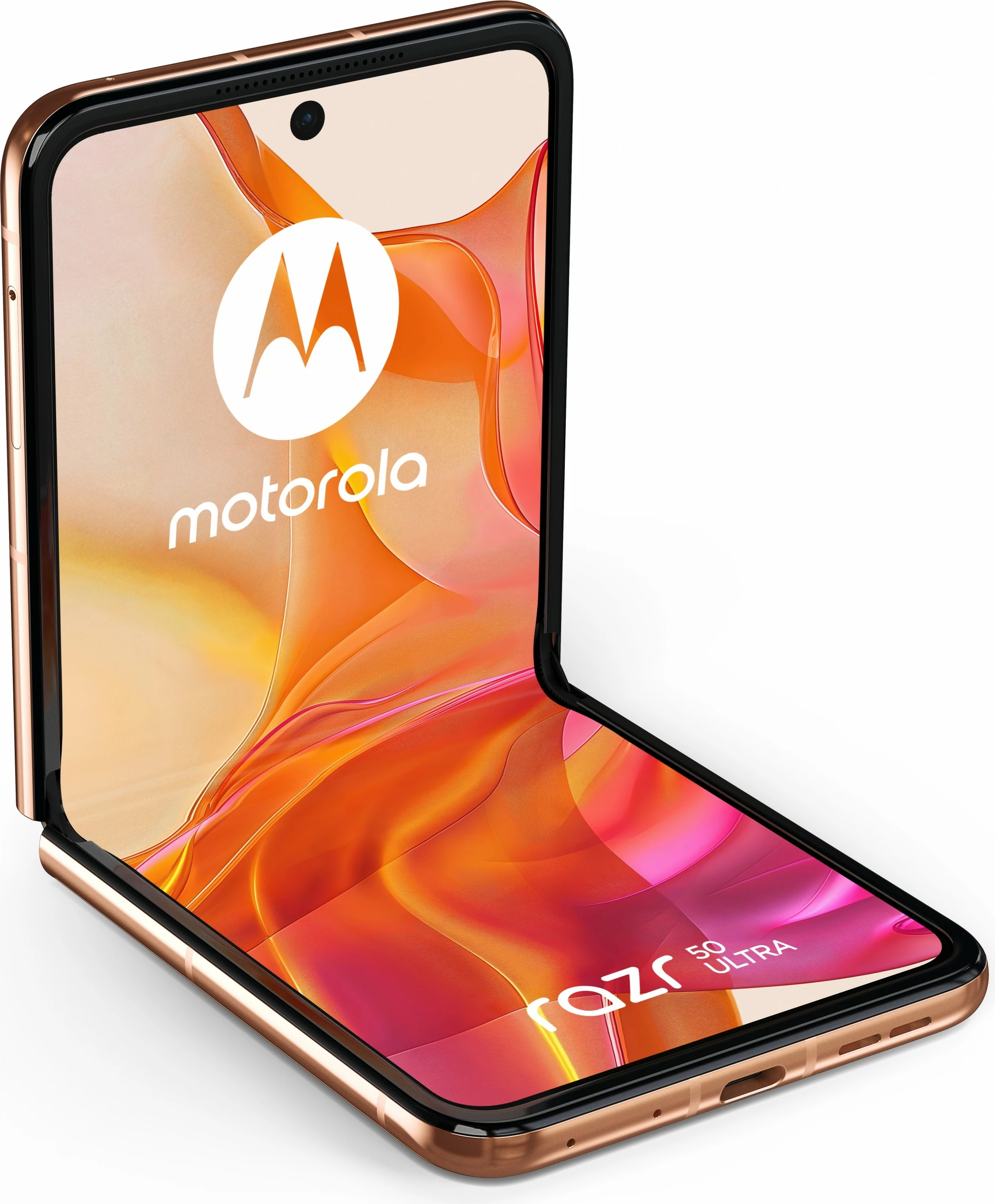 Celular Motorola razr 50 ultra, 12 GB, 512 GB, Peach