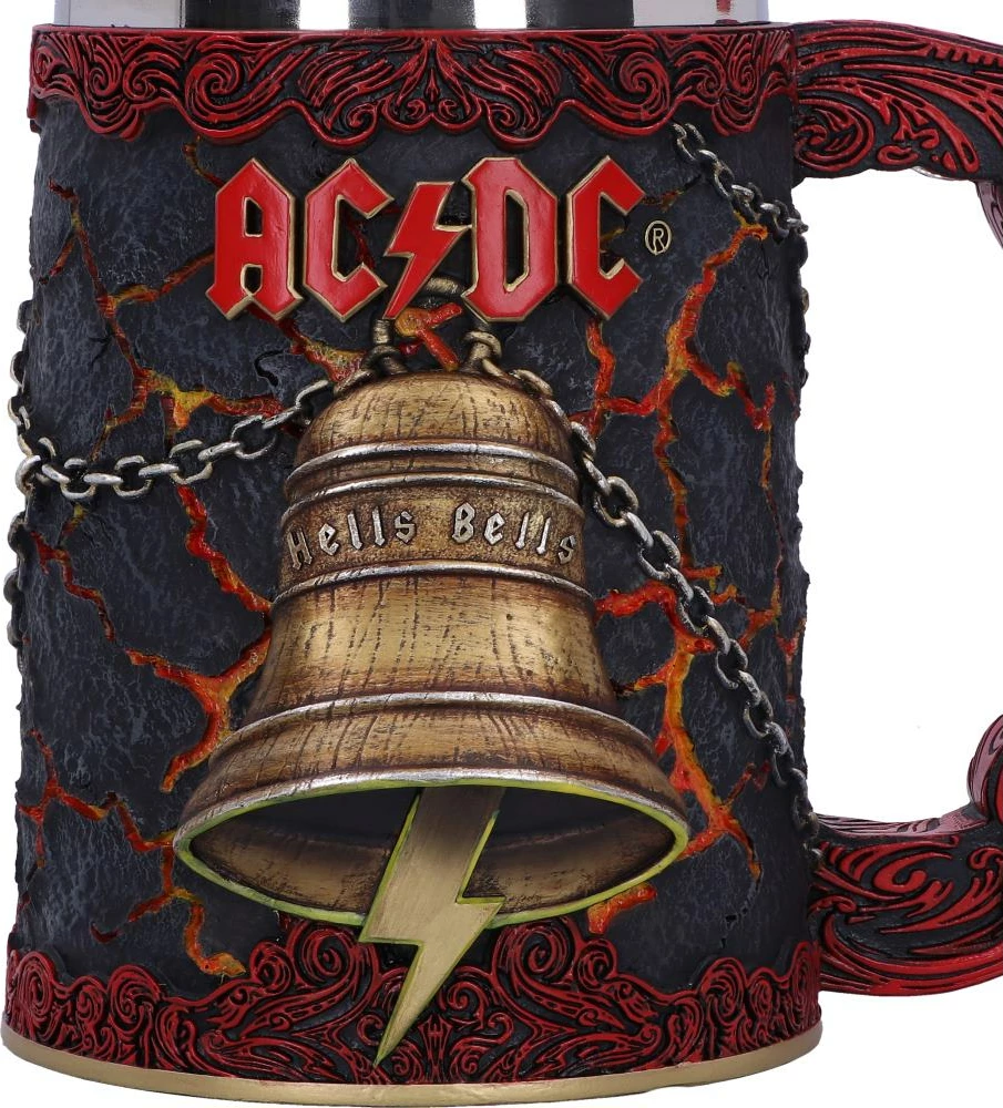 Filxhan Nemesis Now AC/DC Hells Bells 15.7 cm, e kuqe/e zezë