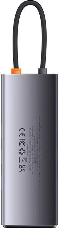 Hub USB-C Baseus Metal Gleam Series 7w1, gri