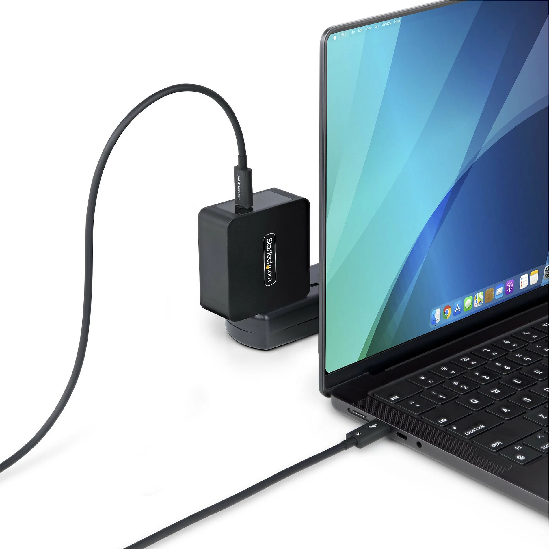 Kabllo Thunderbolt 5 StarTech, 1m, 80Gbps, USB-C, PD 240W, i zi