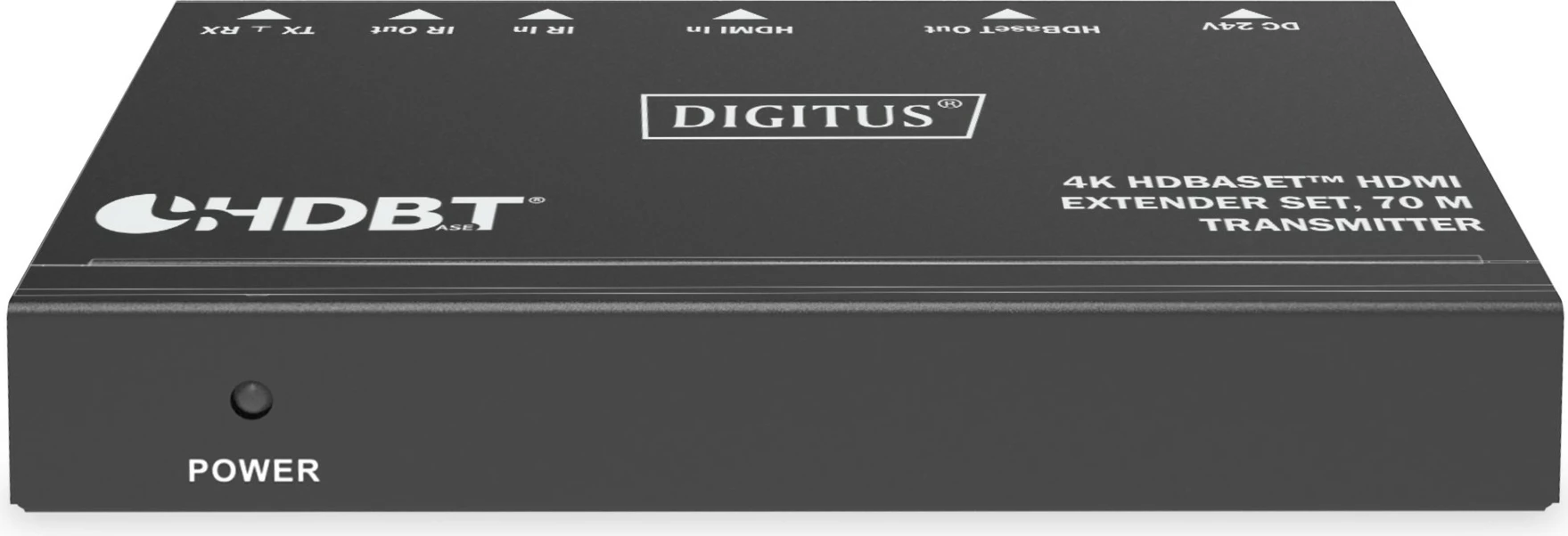 Set HDMI Extender Digitus 4K HDBaseT, 70m, AV transmetues & pranues, i zi