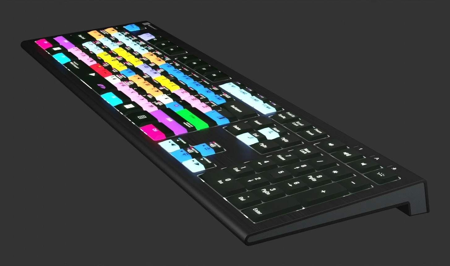Tastierë LogicKeyboard Astra 2 Pro UK për Avid Media Composer, PC