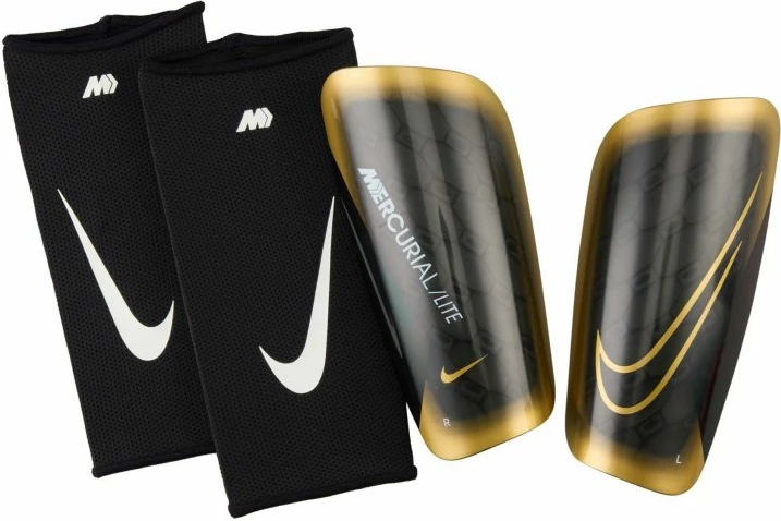 Mbrojtëse për shin në futboll Nike Mercurial Lite, për meshkuj dhe fëmijë, të zeza [Madhësia: XL]