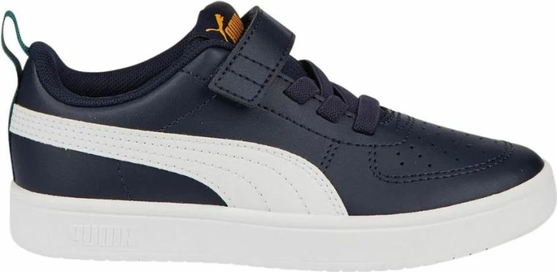 Atlete për fëmijë Puma, të bardha dhe blu deti