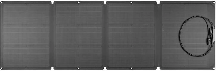 Panel diellor EcoFlow 110W, i palosshëm, i zi