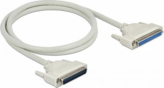 Kabllo serike DeLOCK D-Sub 37 Pin mashkull në femër, 1 m, bezhë