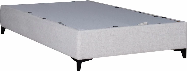 Krevat me hapësirë për depo, ngjyrë e bardhë e zbehtë, 208x127x121