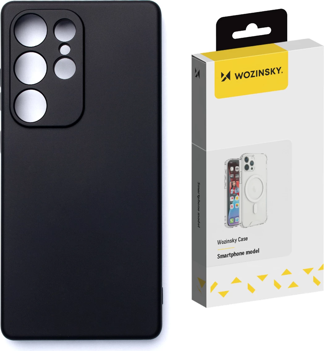 Mbështjellës Wozinsky Soft Case për Samsung Galaxy S25, TPU, i zi