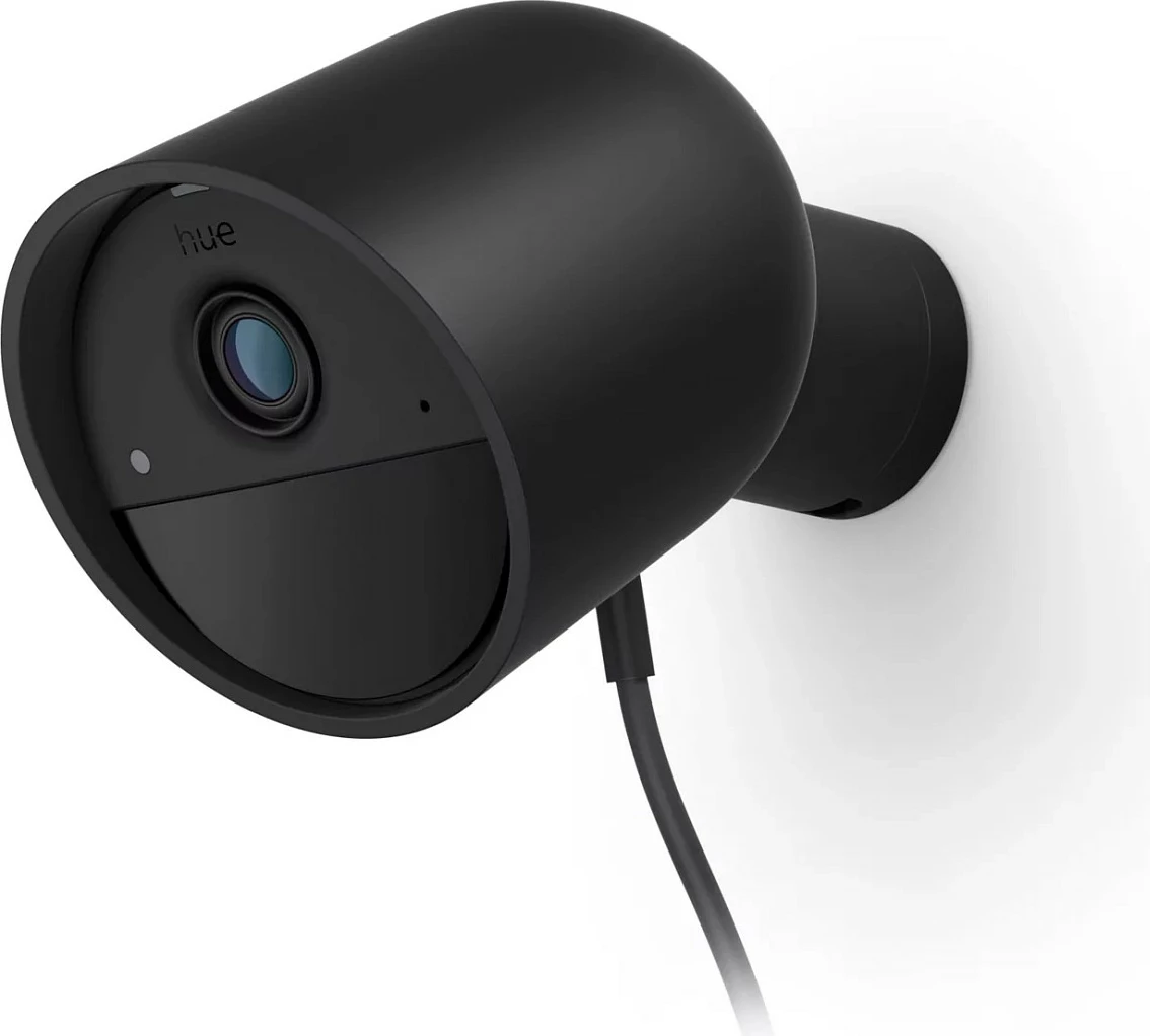 Kamerë sigurie Philips Hue Secure, 1080p, Wi‑Fi, kabllore, e zezë
