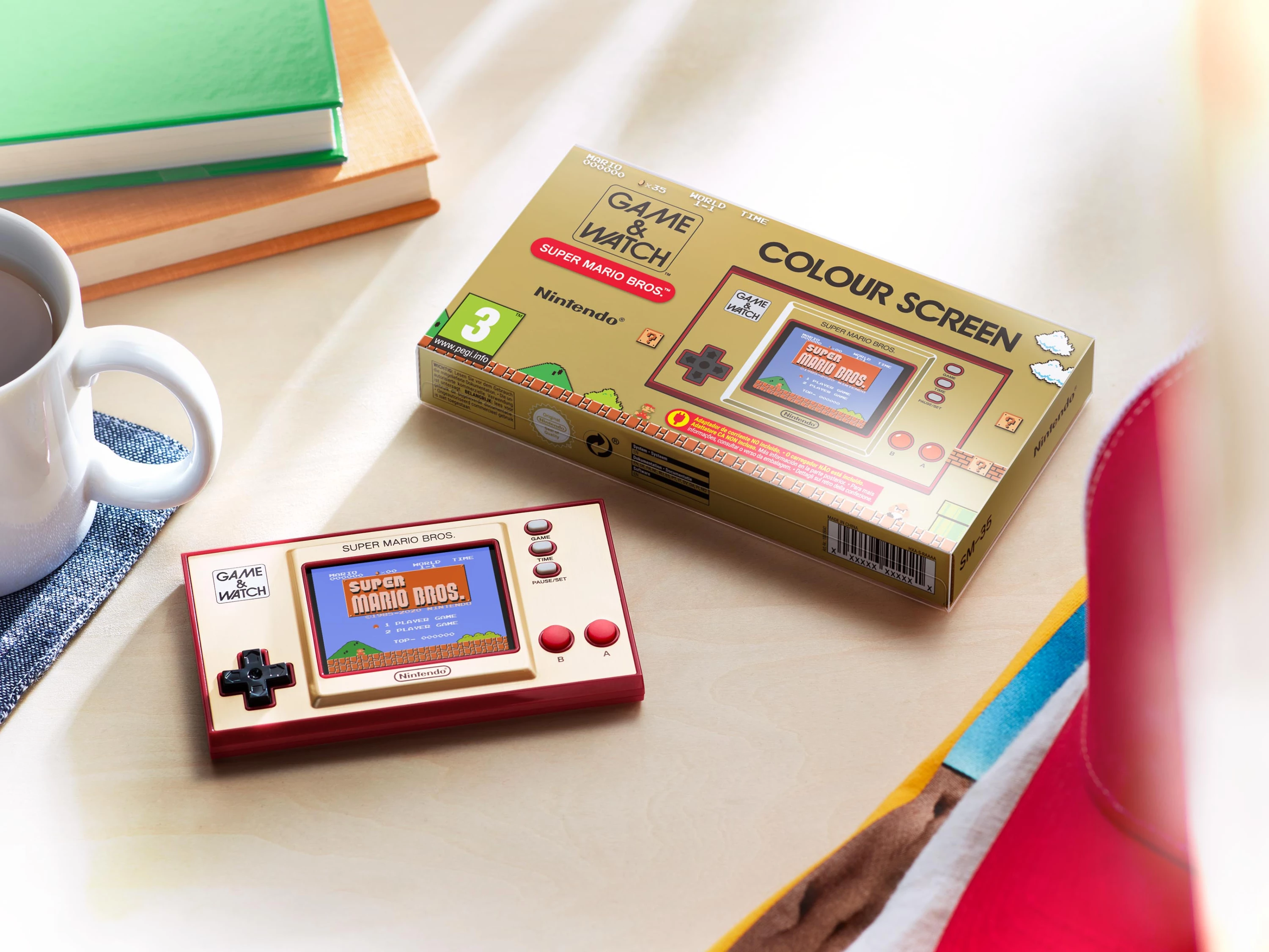 Konsolë portative Nintendo Game & Watch Super Mario Bros, ekran ngjyrë