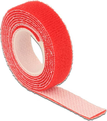 Shirit lidhës kabllosh DeLOCK 18717, velcro, 1 m x 13 mm, i kuq