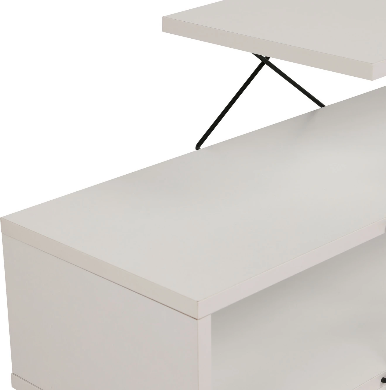 Komodë TV Hanah Home, Zigzag, e bardhë