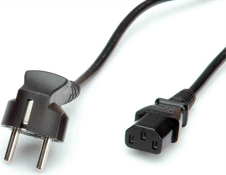 Kabllo rryme ROLINE 19.08.1014, 3 m, CEE 7/7 në IEC C13, 250 V 10 A, e zezë