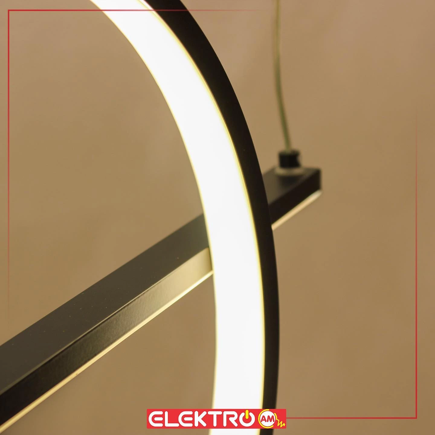 Abazhur trapezarie LED 3008-BK