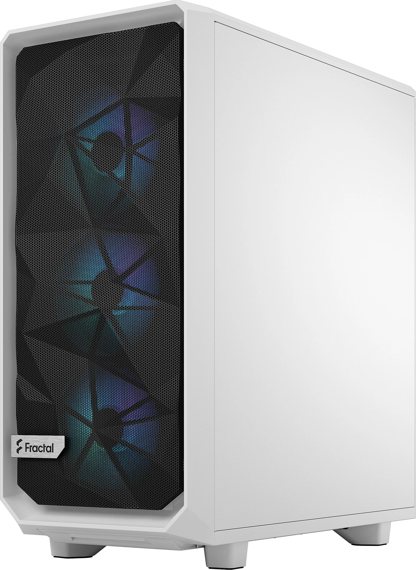 Kasë Fractal Design Meshify 2 Compact RGB, Midi Tower, Tempered Glass, e bardhë