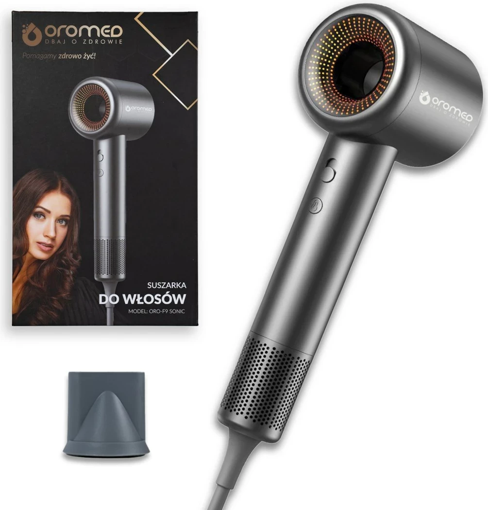 Tharëse flokësh Oromed ORO-F9 SONIC, 1600 W, Gri