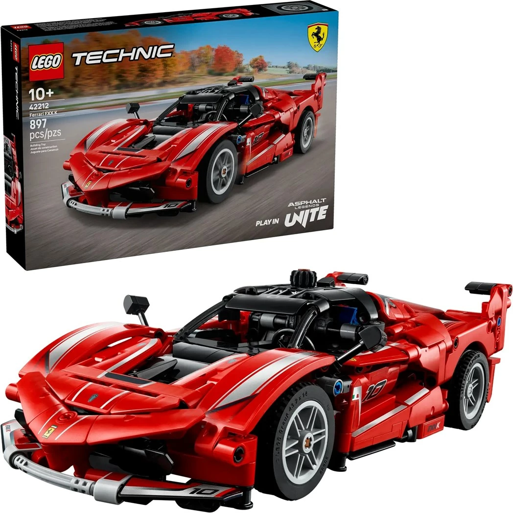 Set LEGO Technic Ferrari FXX K, 42212, 897 pjesë, Kuq