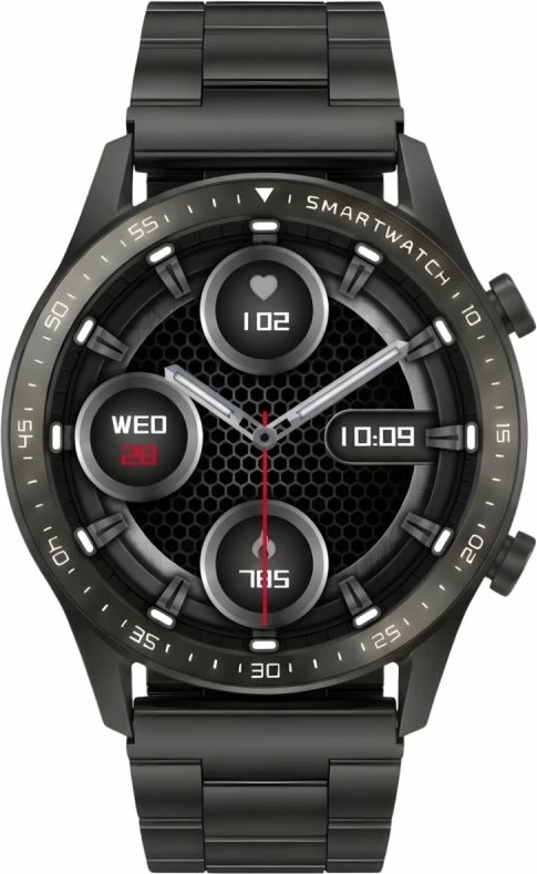 Smartwatch Gravity GT10-1, i zi, me rrip dhe byzylyk