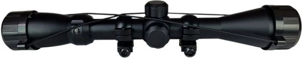 Shënjestër optike Industry Brand BEEMAN 3-9x40 me tub 1" dhe mbajtëse, e zezë