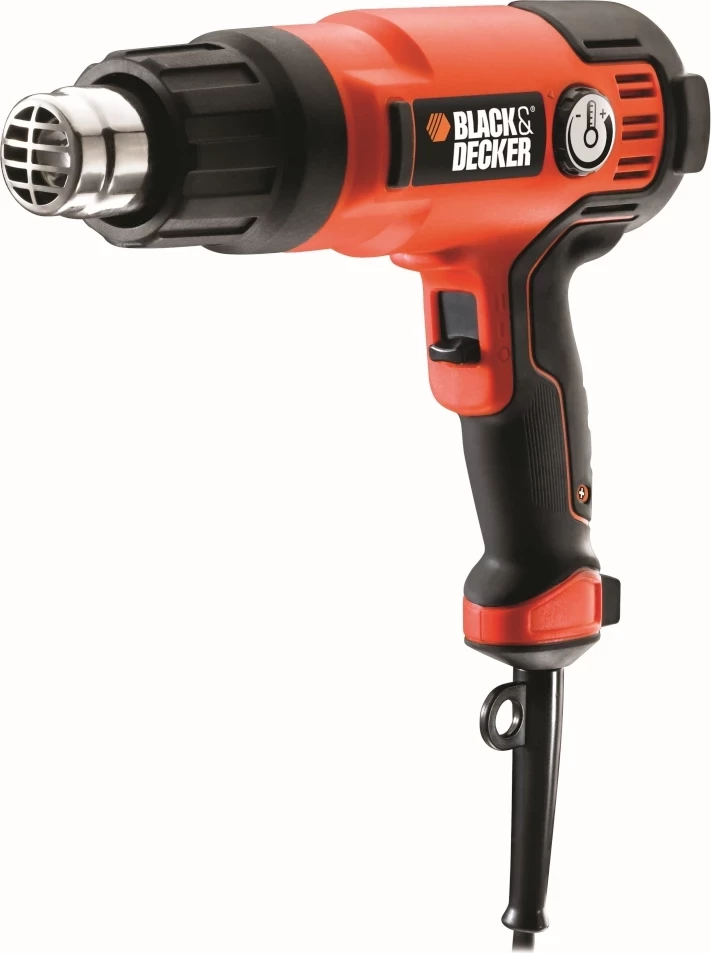 Pistoletë termike Black&Decker KX2200K 2000 W, e zezë, set me 8 aksesorë me kuti