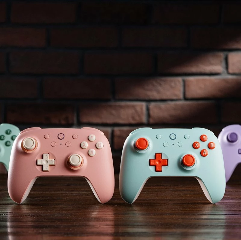 Gamepad 8BitDo Ultimate 2C Wireless për PC/Android, Hall Effect, 14 butona, 2.4GHz + USB-C, Vjollcë, set me dongle + kabllo