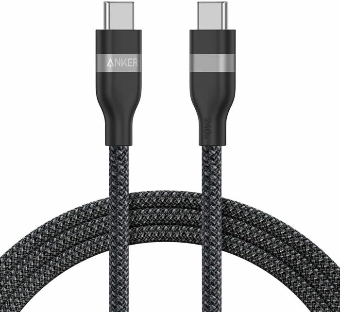 Kabllo USB-C në USB-C Anker A82E2H12 240W 1.8m, e zezë