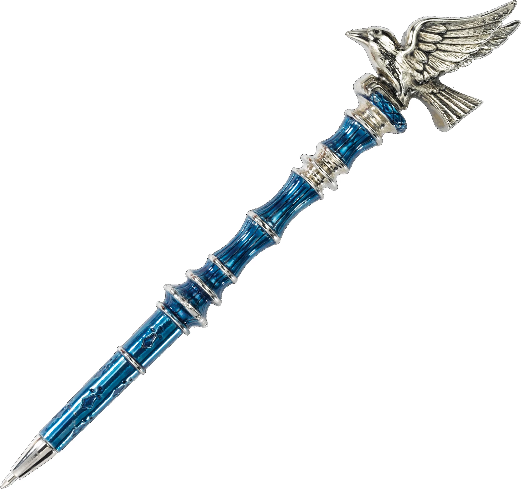 Stilolaps koleksionues Noble Collection Harry Potter Ravenclaw, bojë e kaltër, në kuti dhurate, argjendtë/blu