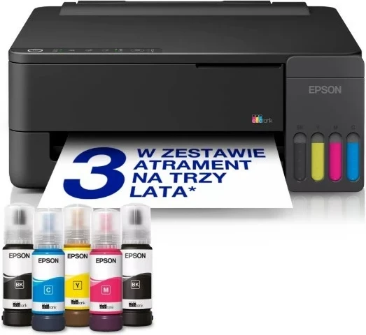 Printer Epson EcoTank L1350, Inkjet me rezervuar, Wi‑Fi/USB, A4, i zi