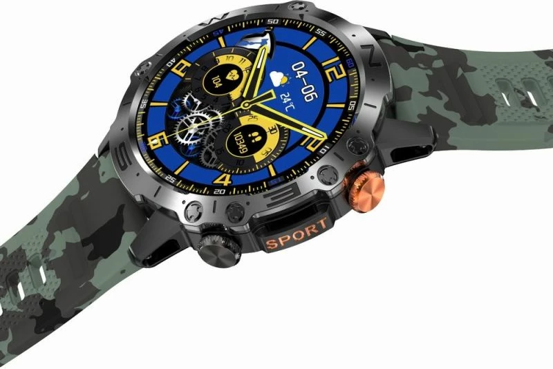Smartwatch Gravity unisex, e zezë